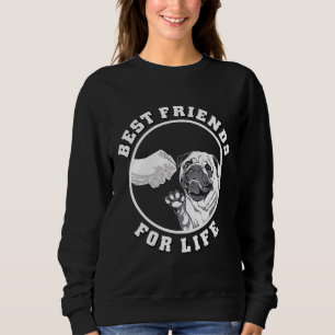 Mops Best Friends for Life, Mops Dog Lover Geschen Sweatshirt