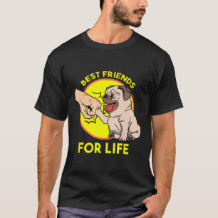 Mops beste Freunde fürs Leben Geschenk Hundebesitz T-Shirt