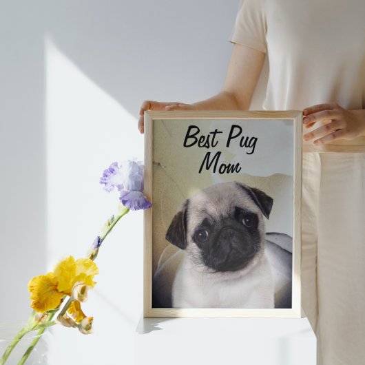 Mops Beste Mama Poster