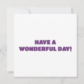 Mops Birthday Party Karte (Rückseite)