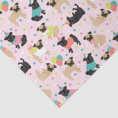 Mops Birthday Tissue Paper Seidenpapier (Ausschnitt)