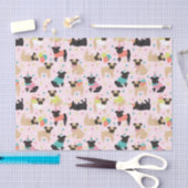 Mops Birthday Tissue Paper Seidenpapier (Handwerk)