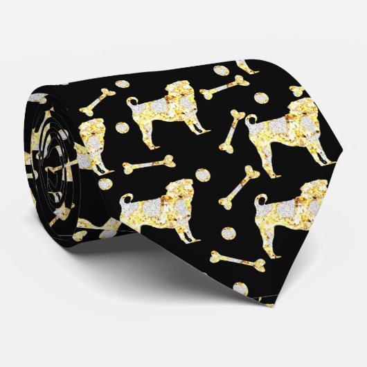 MOPS BLING KRAWATTE (Gerollt)