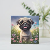 Mops-Blume (Stehend Vorderseite)