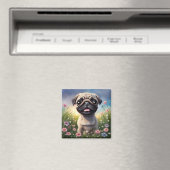 Mops-Blume Magnet (In Situ (Geschirrspüler))