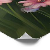 Mops-Blume Poster (Ecke)