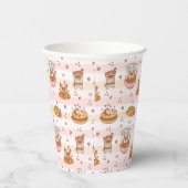 Mops Bon Appetit Hamburger Taco Food Pappbecher (Rechts)