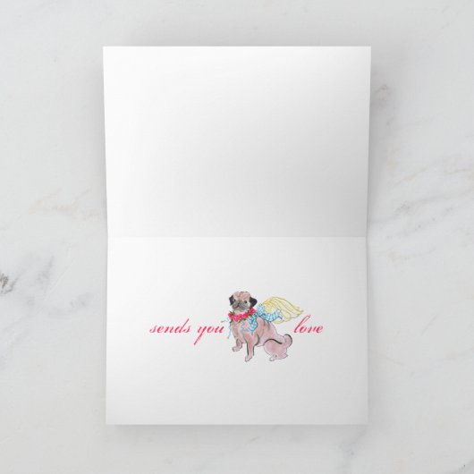 Mops Bone Mot Karte (Innenseite)