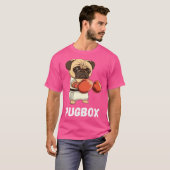 Mops Boxer Kickboxer Boxhandschuhe Mixed Martial A T-Shirt (Vorne ganz)