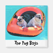 "Mops Boys" von Bruce Tunis Magnet (Vorne)