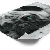 Mops "Breena" Poster (Ecke)