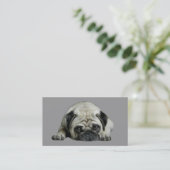 Mops-Brüter-Geschäfts-Karte Visitenkarte (Stehend Vorderseite)