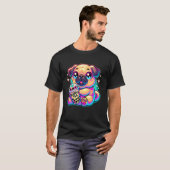 Mops-Bubble-Tea-Boba-Tee T-Shirt (Vorne ganz)
