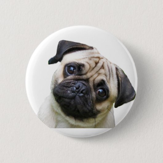 Mops Button (Vorderseite)
