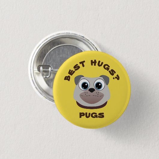 Mops Button (Vorne & Hinten)