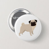 Mops Button (Vorne & Hinten)