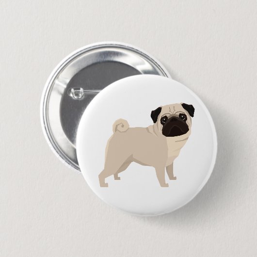 Mops Button (Vorne & Hinten)