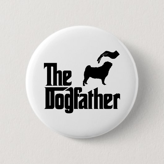 Mops Button (Vorderseite)