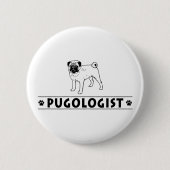 Mops Button (Vorderseite)