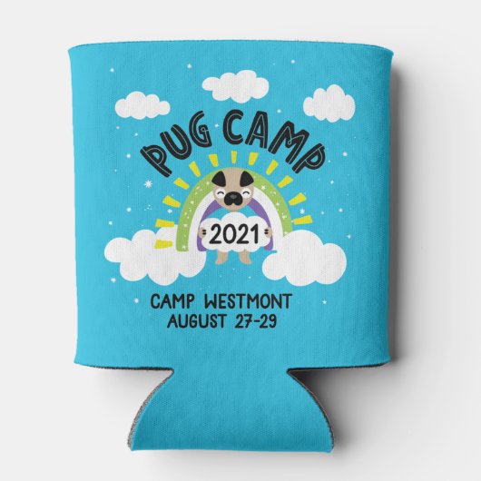 Mops Camp 2021 Dosenkühler (Rückseite)