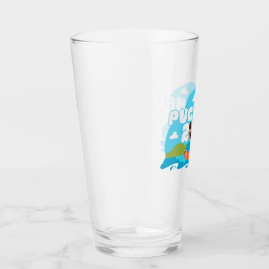 Mops Camp 2022 Pint Glass Glas (Rechts)