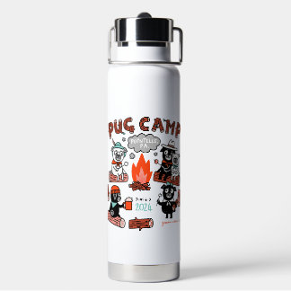 Mops Camp 2024 Wasserflasche Trinkflasche