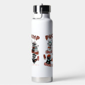 Mops Camp 2024 Wasserflasche Trinkflasche (rechts)