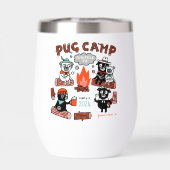 Mops Camp 2024 Wine Tumbler - White (Rückseite)