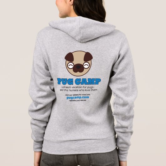 Mops Camp Offiziell Hoodie (Rückseite)
