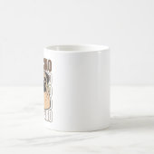 Mops Cappuccino Kaffeetasse (Mittel)