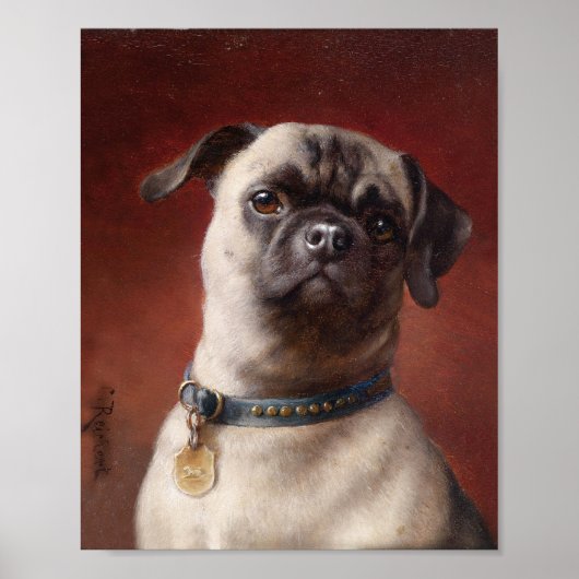 Mops | Carl Reichert Poster (Vorne)