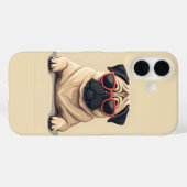 Mops Case-Mate iPhone Hülle (Rückseite (Horizontal))