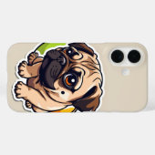 Mops Case-Mate iPhone Hülle (Rückseite (Horizontal))