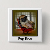 Mops-Chef Button (Vorderseite)