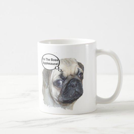 Mops-Chef Kaffeetasse (Rechts)