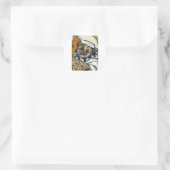 Mops-Chef Runder Aufkleber (Tasche)