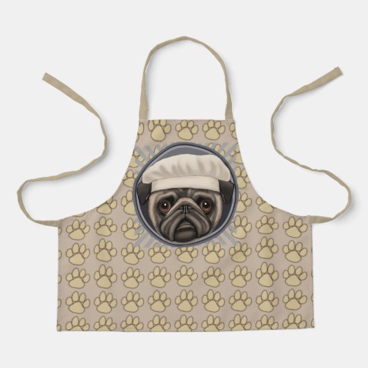 Mops-Chef-Schürze Schürze (Vorderseite)