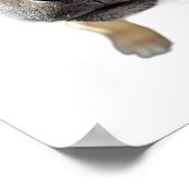 Mops + Chihuahua = Niedlicher Welpenhund je Poster (Ecke)