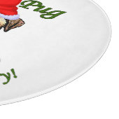 Mops Christmas Merry Schneidebrett (Ecke)