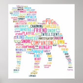 Mops Cloud Poster (Vorne)