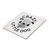 Mops Crazy Little Dog Fliese (Seite)