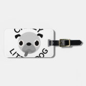 Mops Crazy Little Dog Gepäckanhänger (Vorderseite horizontal)