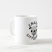 Mops Crazy Little Dog Kaffeetasse (Vorderseite Links)