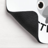 Mops Crazy Little Dog Mousepad (Ecke)