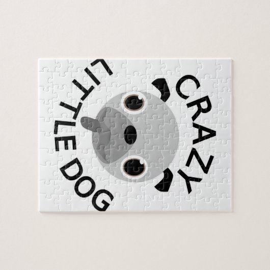 Mops Crazy Little Dog Puzzle (Horizontal)