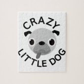 Mops Crazy Little Dog Puzzle (Vertikal)