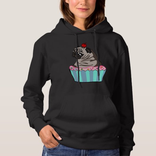 Mops cupcake Classic T - Shirt 261 (Vorderseite)