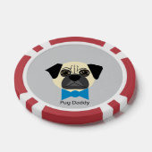 Mops Daddy Pokerchips (Einzeln)