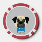 Mops Daddy Pokerchips (Rückseite)