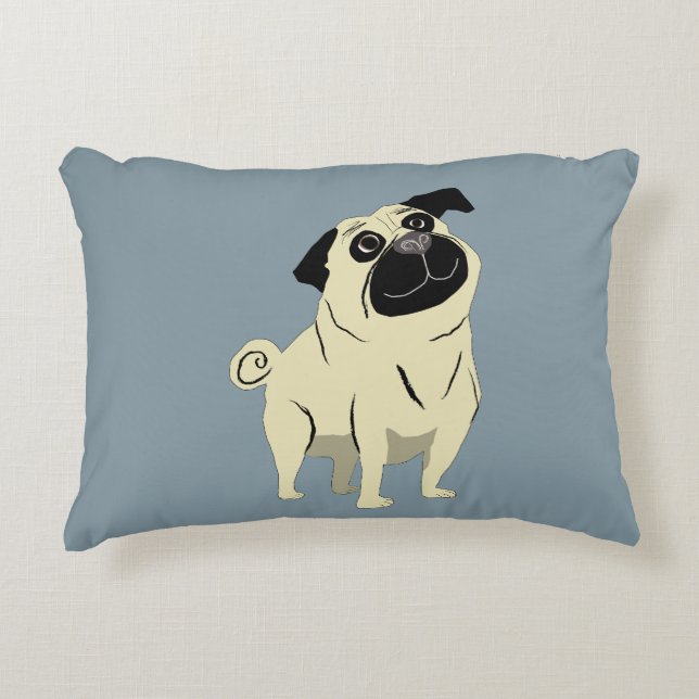 Mops Dekokissen (Vorderseite)
